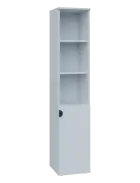 TN 5 - 3DN kancelářská skříň, 1-dveřová/nika, pravá, 1822x360x400, bílá